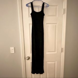 Express Ribbed Black maxi dress NEVER WORN